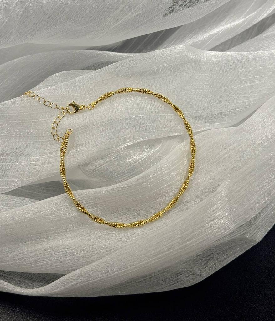 Браслет «Золотистый круг»