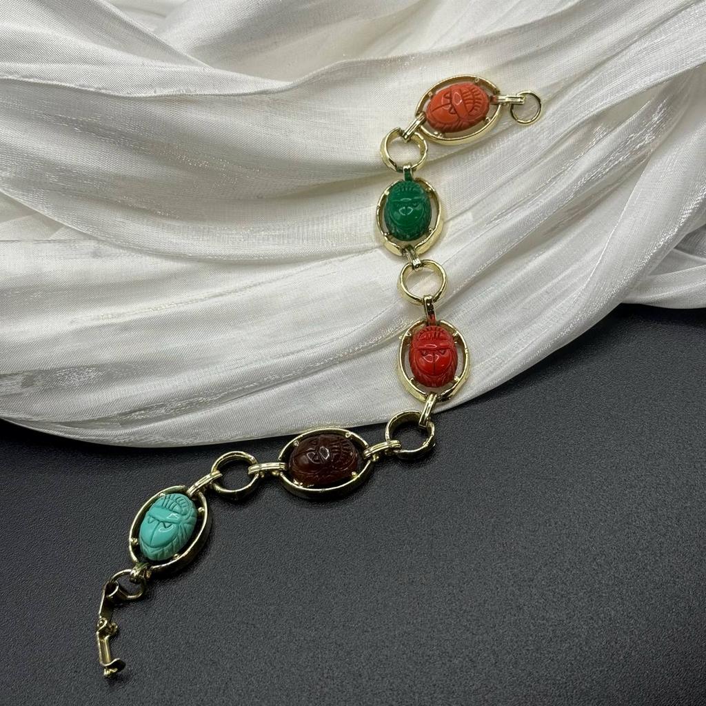 Винтажный браслет "Карнавал страстей", США, 70е