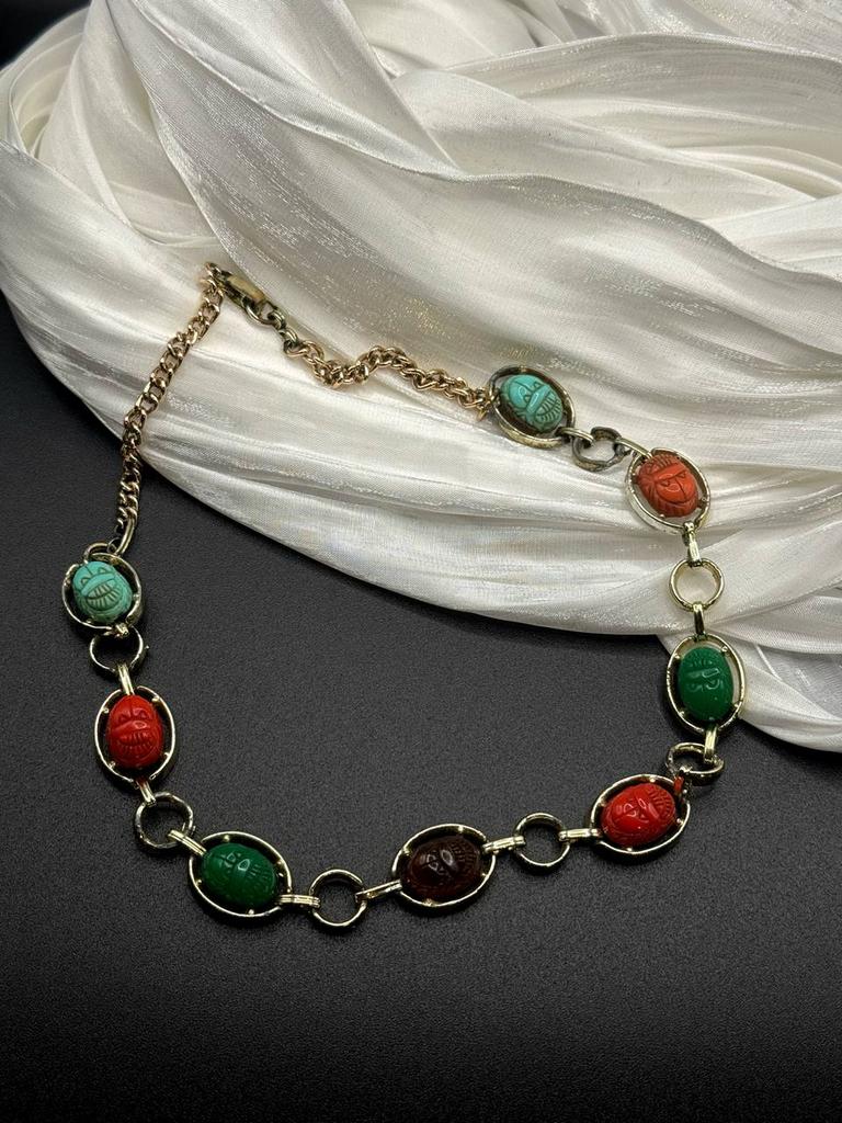 Винтажное колье "Карнавал страстей", США, 70е