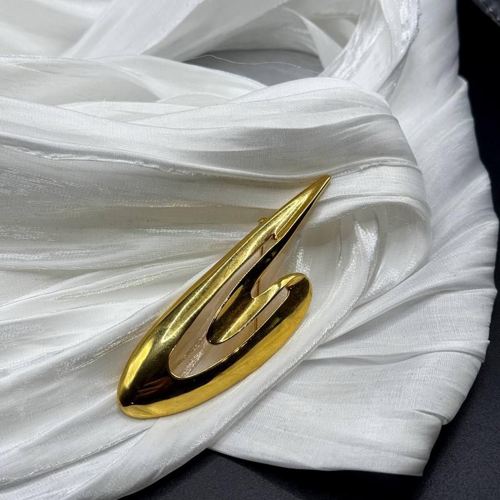 Винтажная брошь "Чистая перспектива", США, 70е