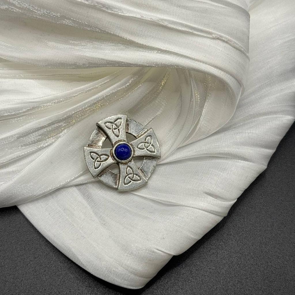 Винтажная брошь "Северная тишина", США, 70е