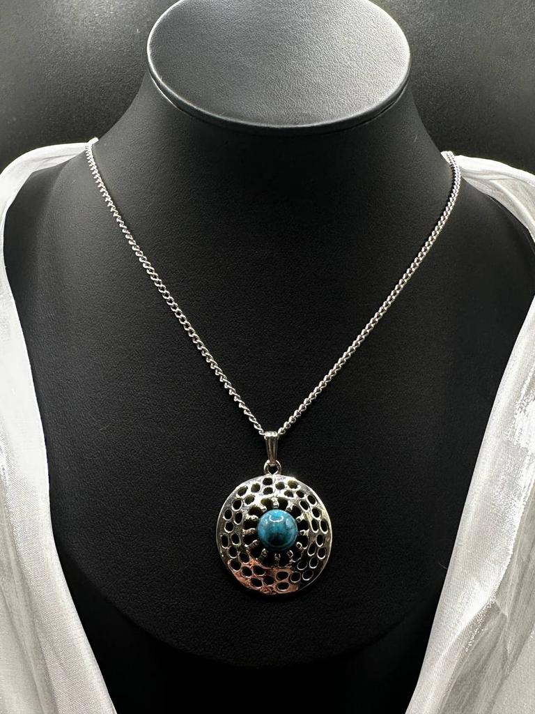 Винтажный кулон "Антик-Круг", Sarah Co, США, 70е