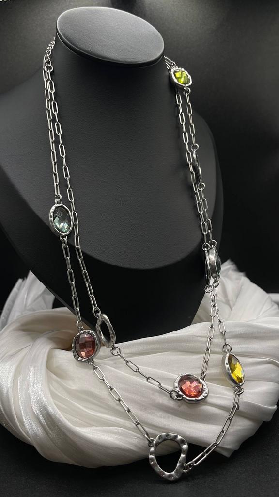 Винтажное колье «Хоровод бродячих артистов», Lia Sophia, США, 80-90е