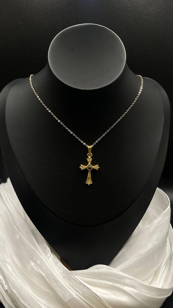 Винтажное подвеска с крестом "Velatura", США, 70е