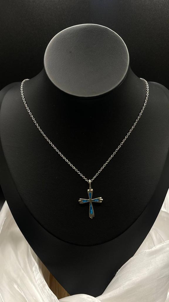 Винтажная подвеска с крестом "Epure", США, 70е