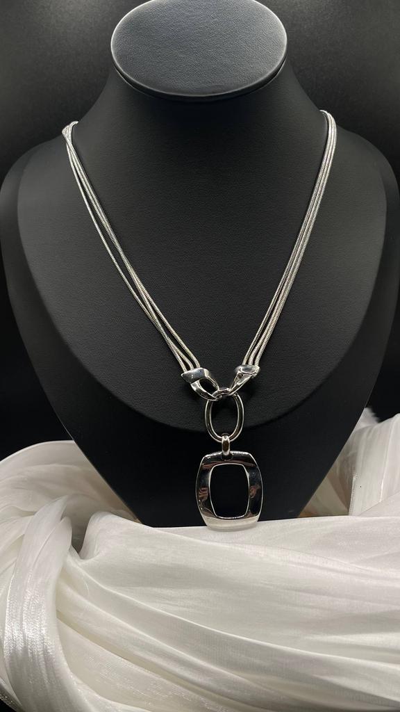 Винтажный кулон "Лаконичный штрих", США, 70е