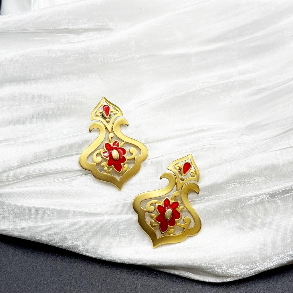 Винтажные серьги "Атрибут Паллады", США, 70е