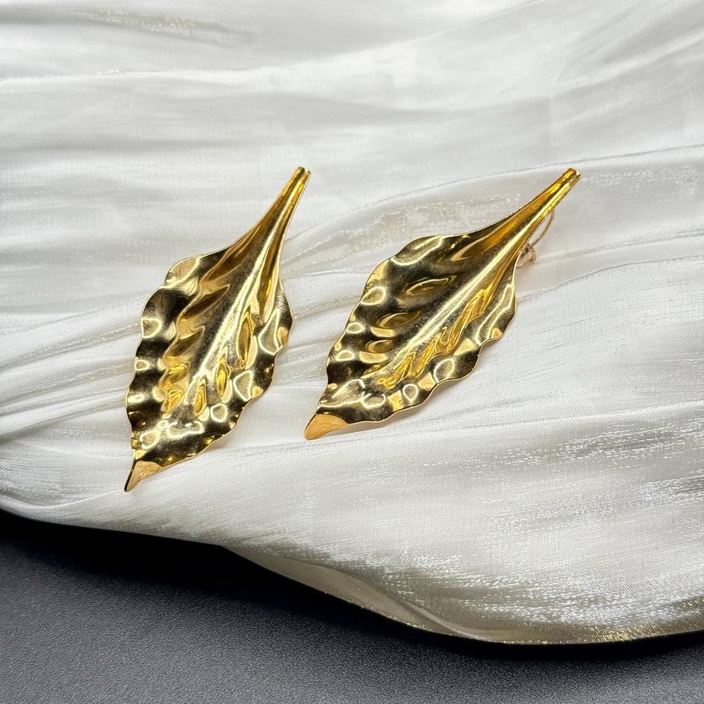 Винтажные серьги "Лепесток рок-н-ролла", США, 70е