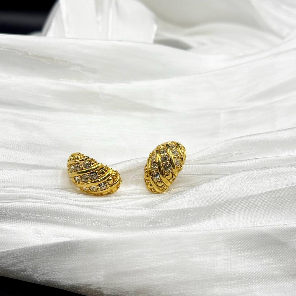 Винтажные серьги "Интрига", США, 70е