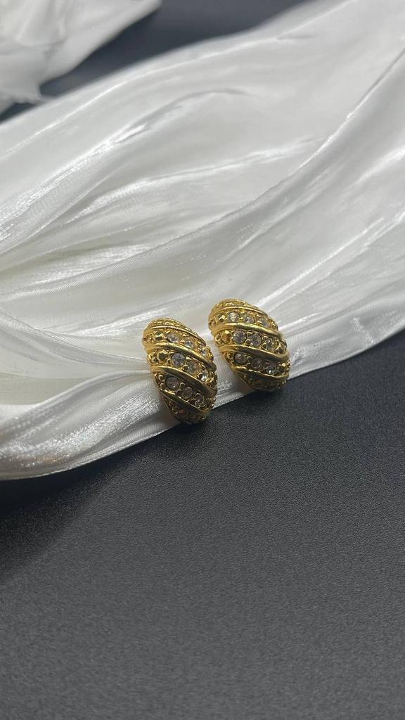 Винтажные серьги "Интрига", США, 70е