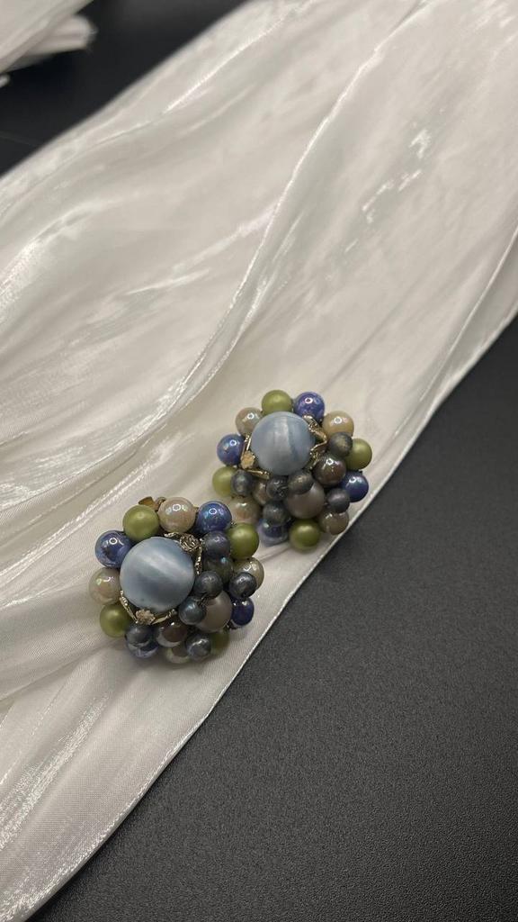 Винтажные клипсы "Купаж изобилия", США, 70е