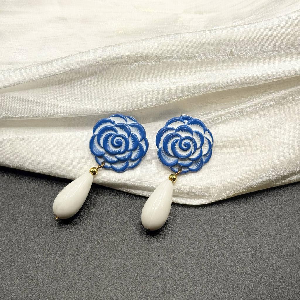 Винтажные серьги "Белладонна", США, 70е