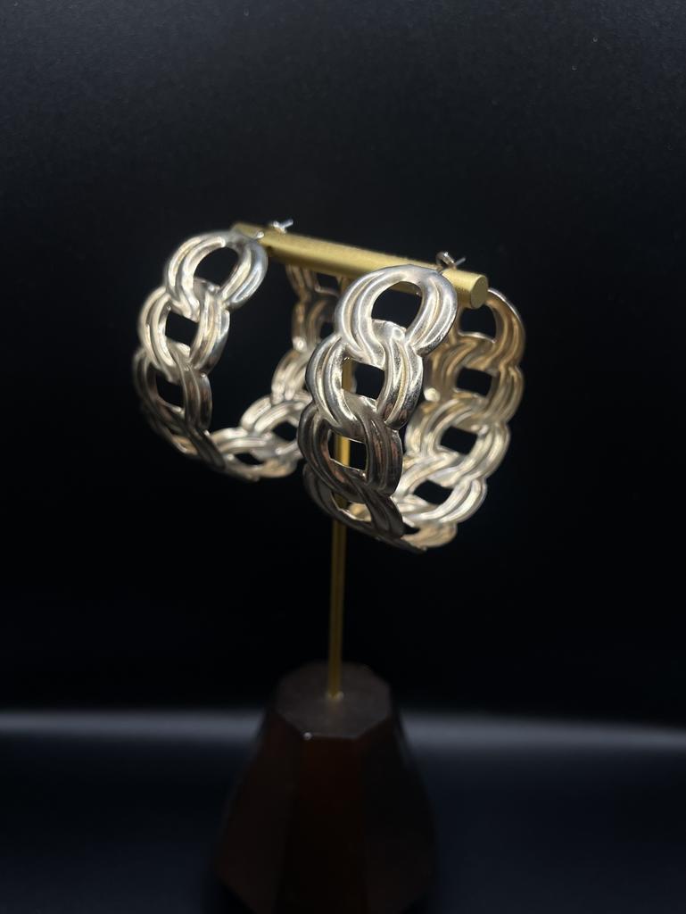 Винтажные серьги-кольца