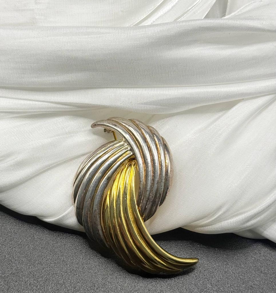 Винтажная брошь «Совершенная абстракция», Premier Designs, США, 50е