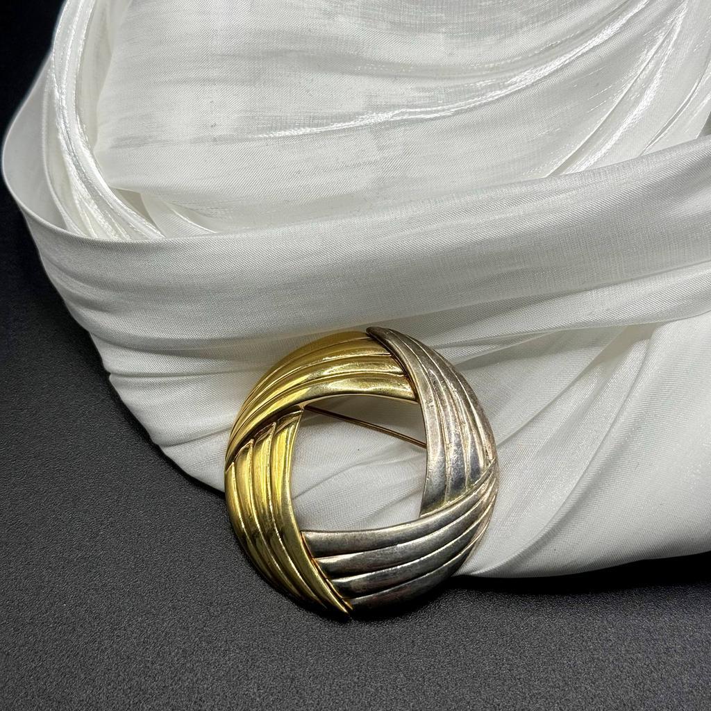 Винтажная брошь «Озеро покоя», 60е