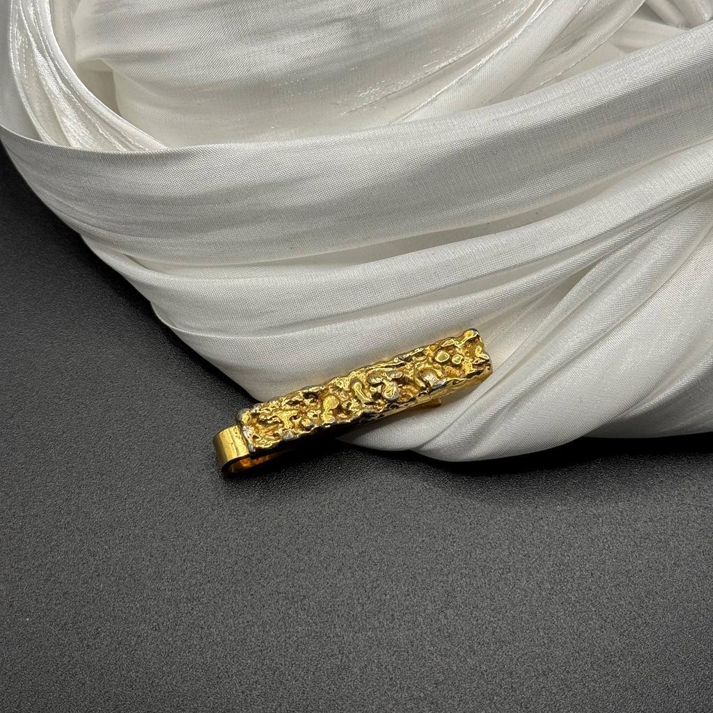 Винтажный зажим «Богатство текстуры», 80е