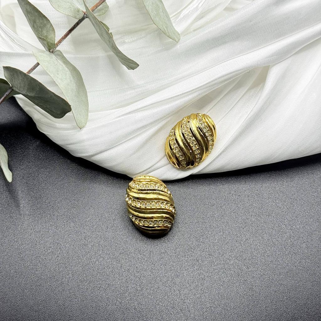 Винтажные клипсы «Изящный свет», 80-90е