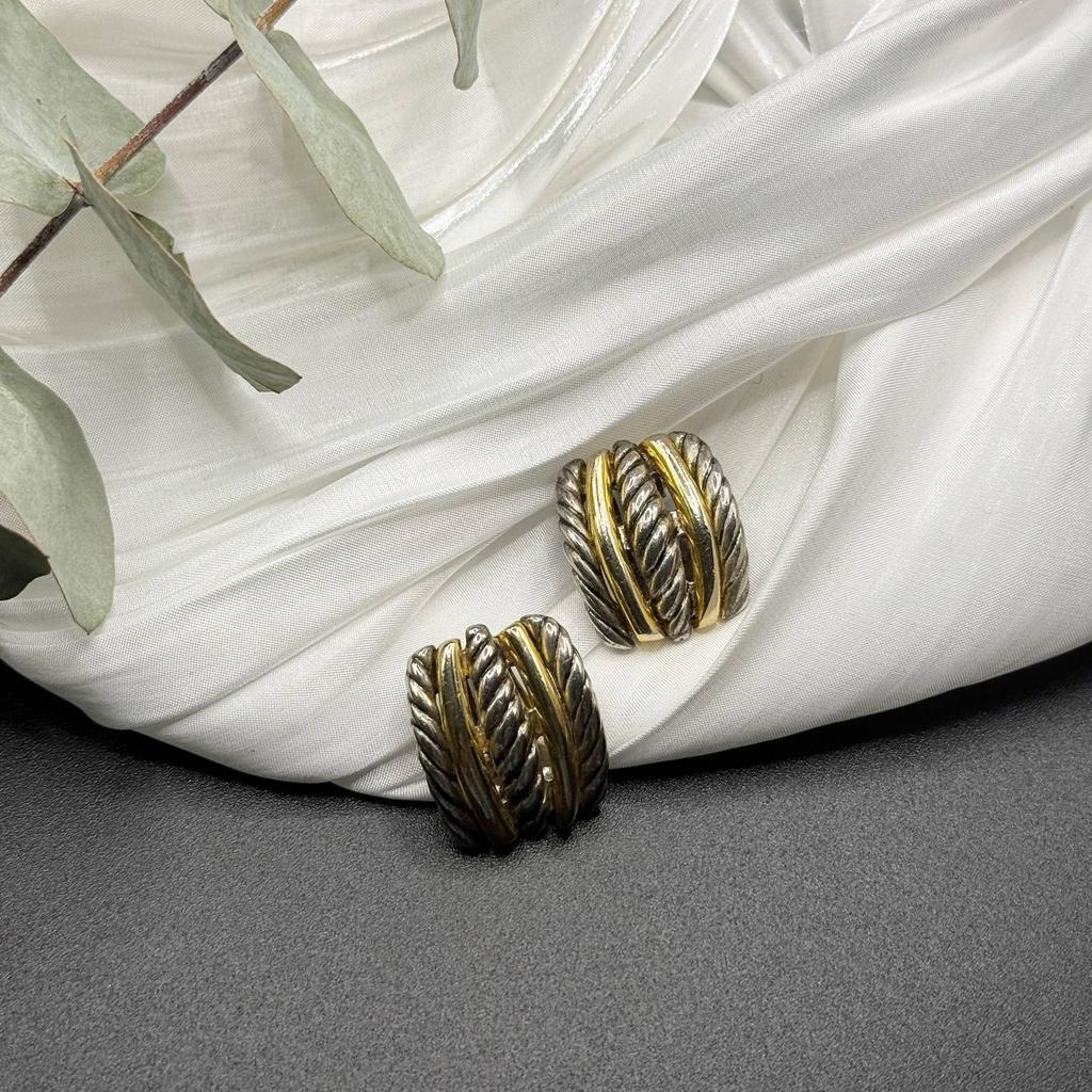 Винтажные клипсы «Романтика мгновения», 80-90е