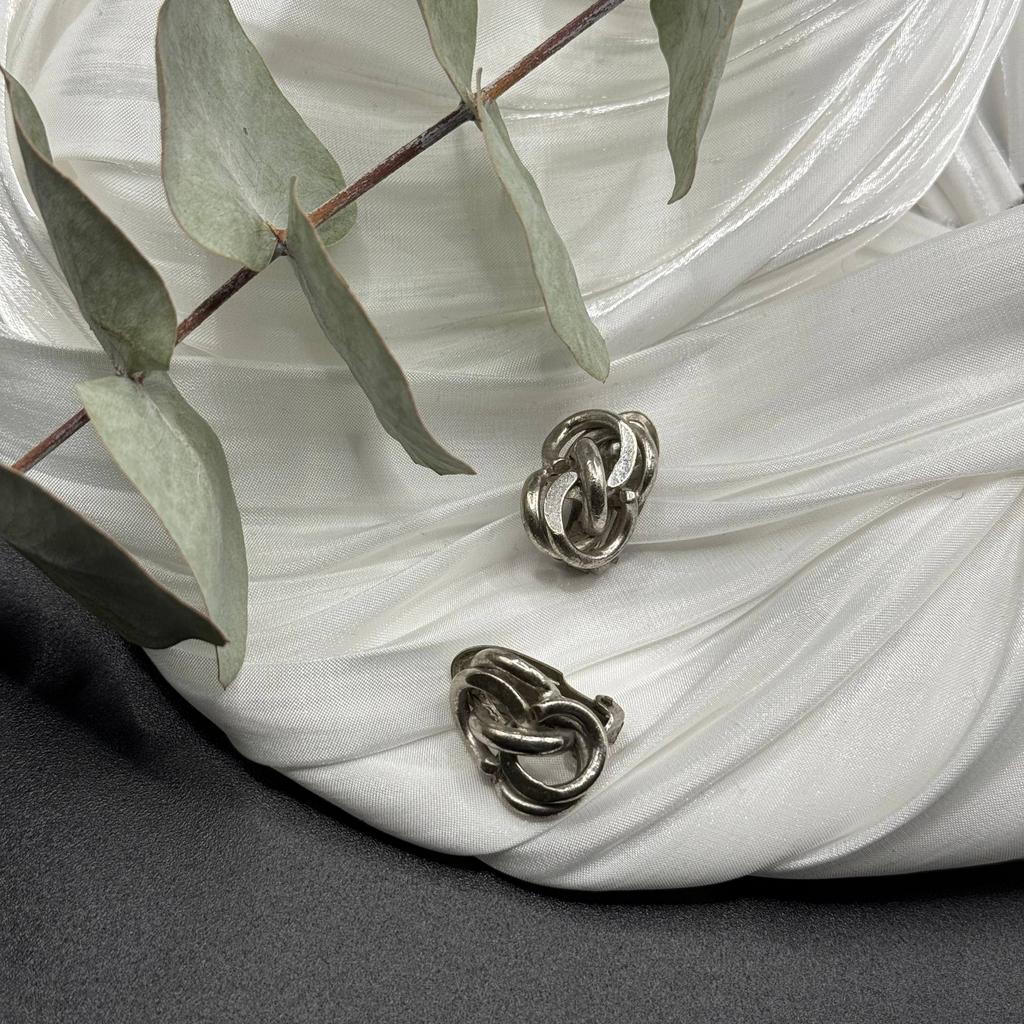 Винтажные клипсы «Цепь», 80-90е