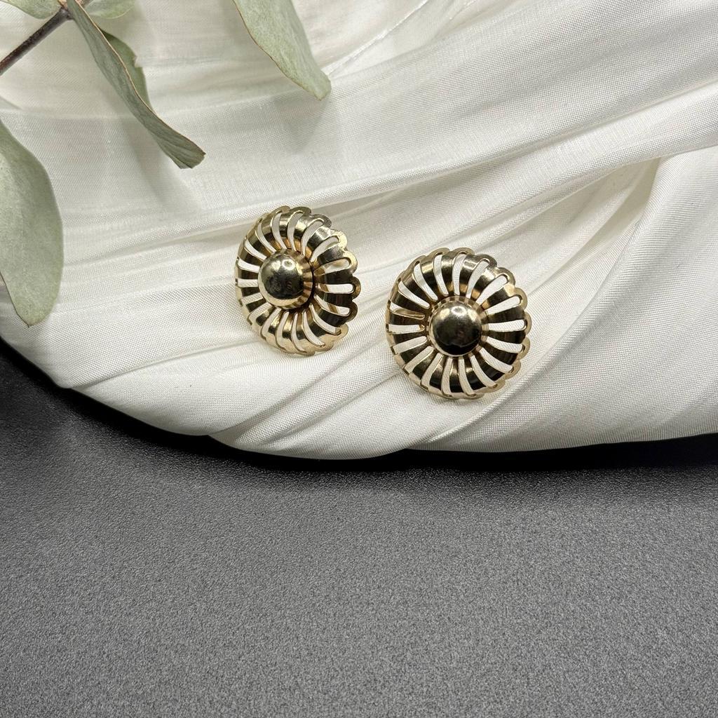 Винтажные клипсы «Луговое чудо», 80-90е