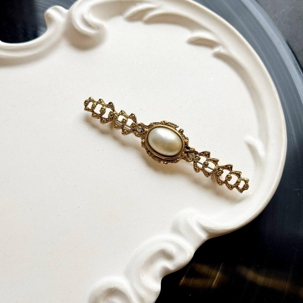 Винтажная брошь «Изящный ряд» 70е