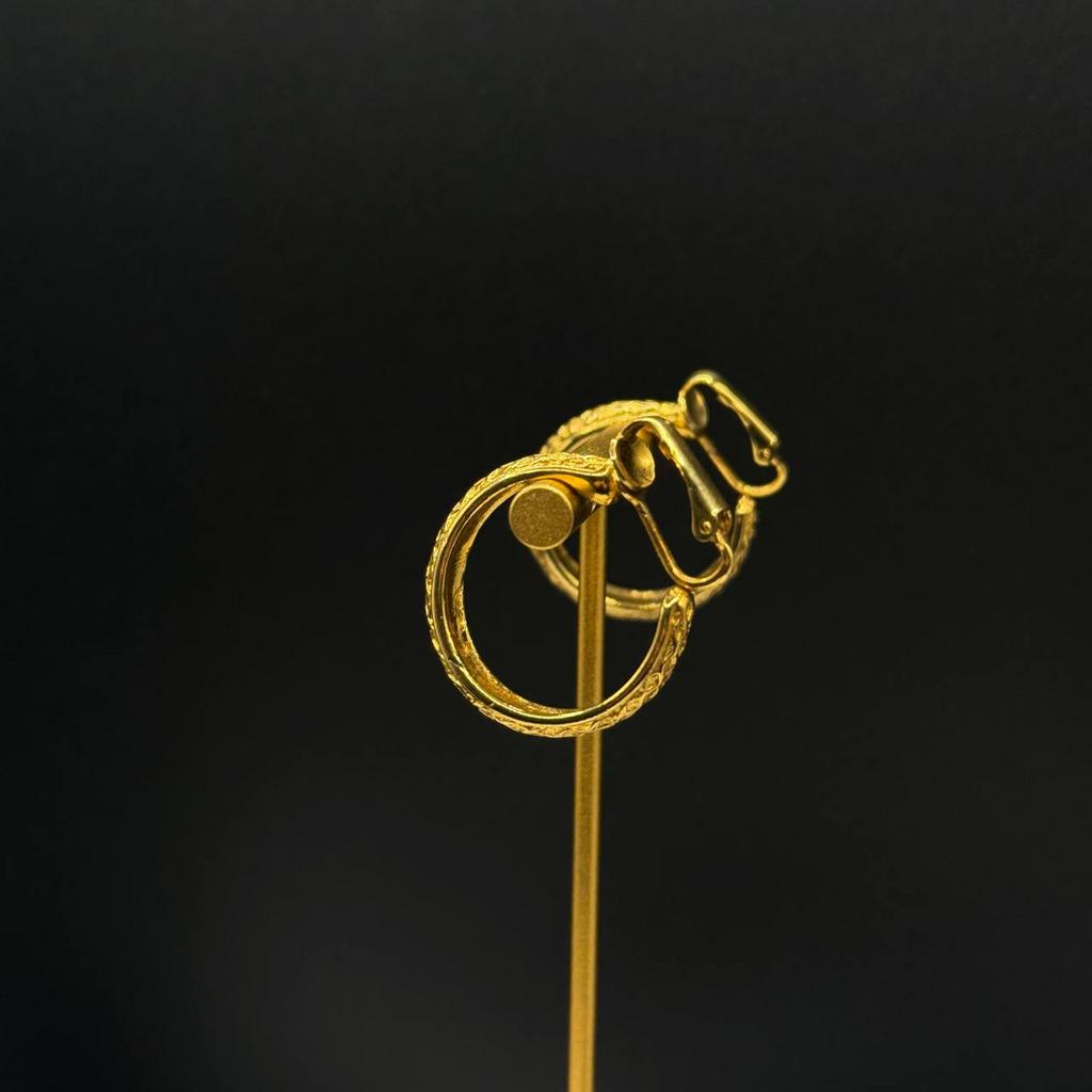 Винтажные клипсы ”Golden lace”, США, 80-90е