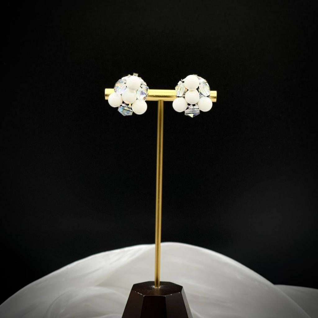 Винтажные клипсы «Цветочный сад», США, 70-80е