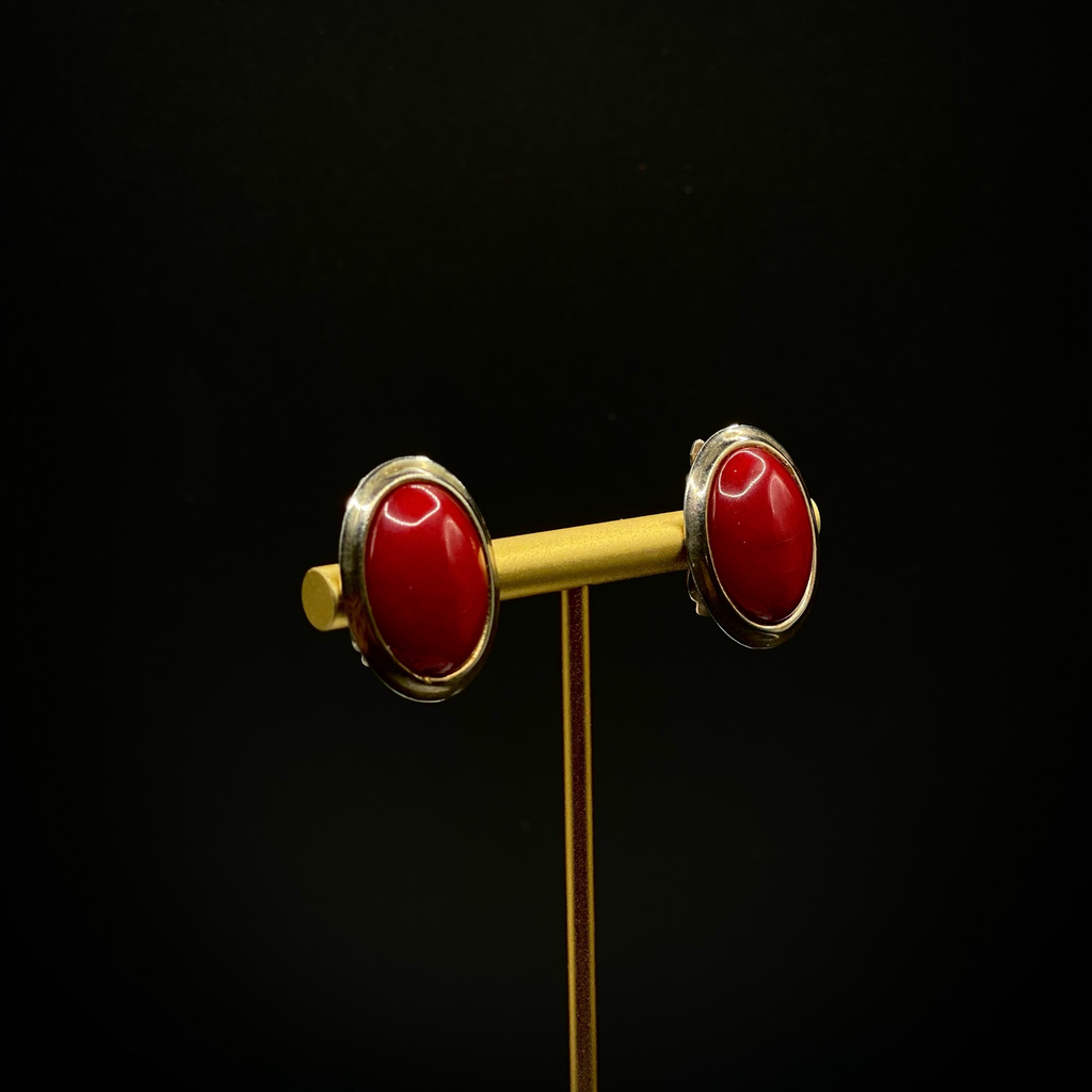 Винтажные клипсы “Red”, США, 80-90е