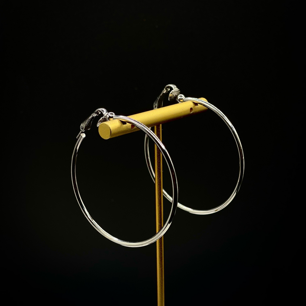 Винтажные клипсы «Простая элегантность», США, 80-90е