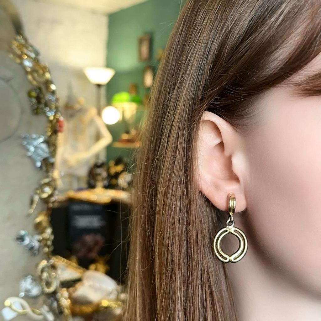 Винтажные клипсы “Simple yet mesmerising”, США, 80-90е