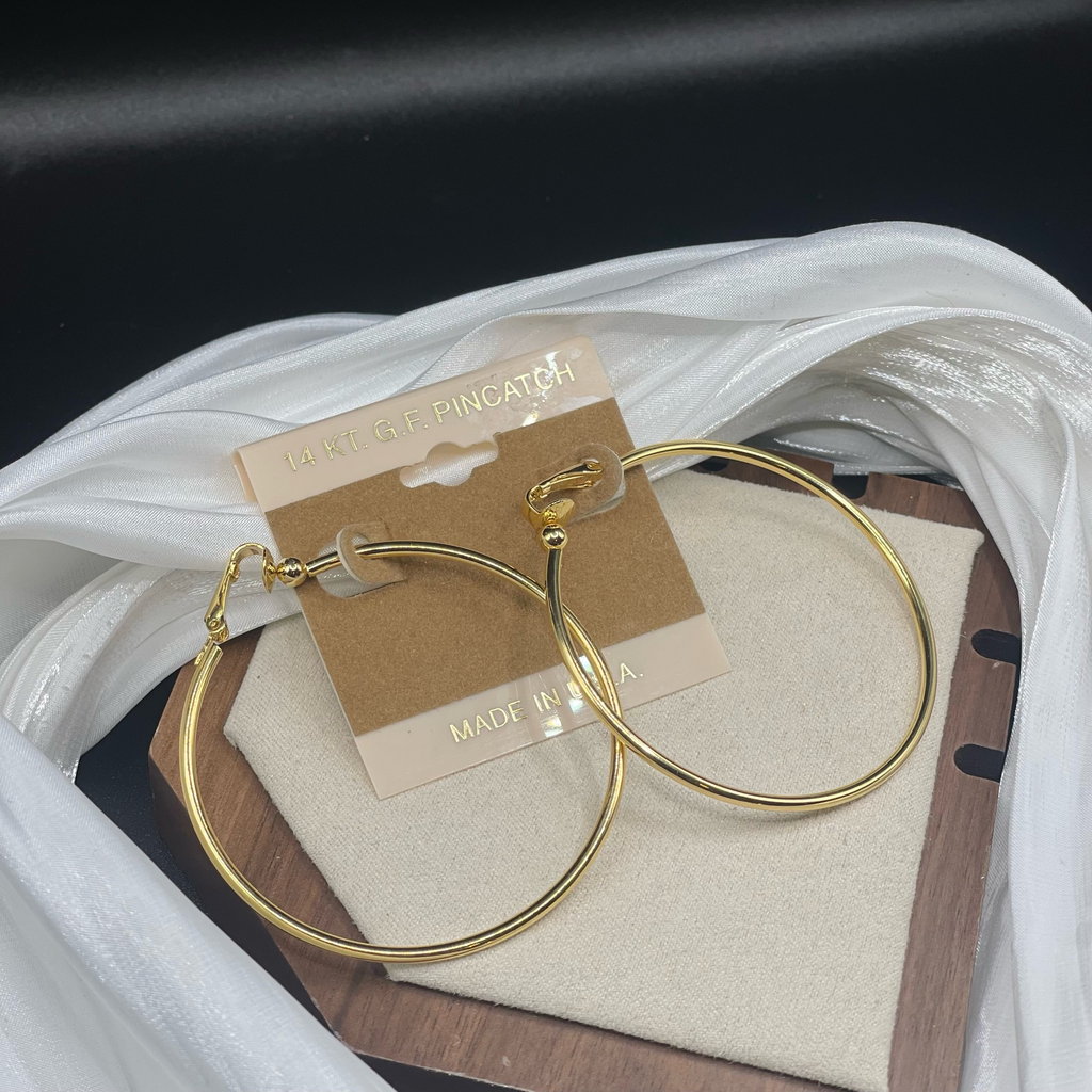 Винтажные клипсы “Guilded elegance-1”, США, 80-90е