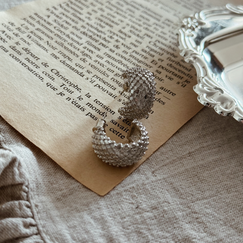 Серьги «Невесомый металл»