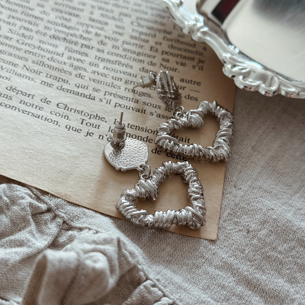 Серьги “Tangled love”