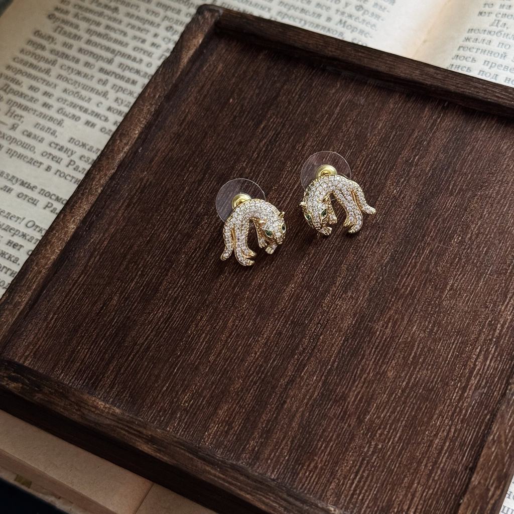 Серьги «Кошачья грация»