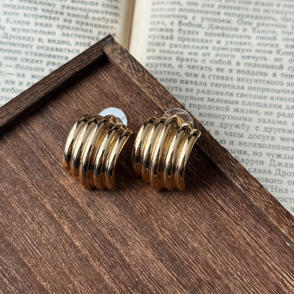 Серьги “Lovely gold”