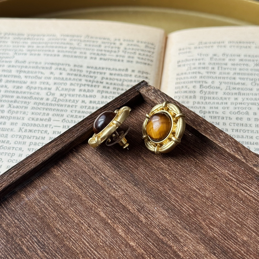 Серьги «Янтарный блеск»