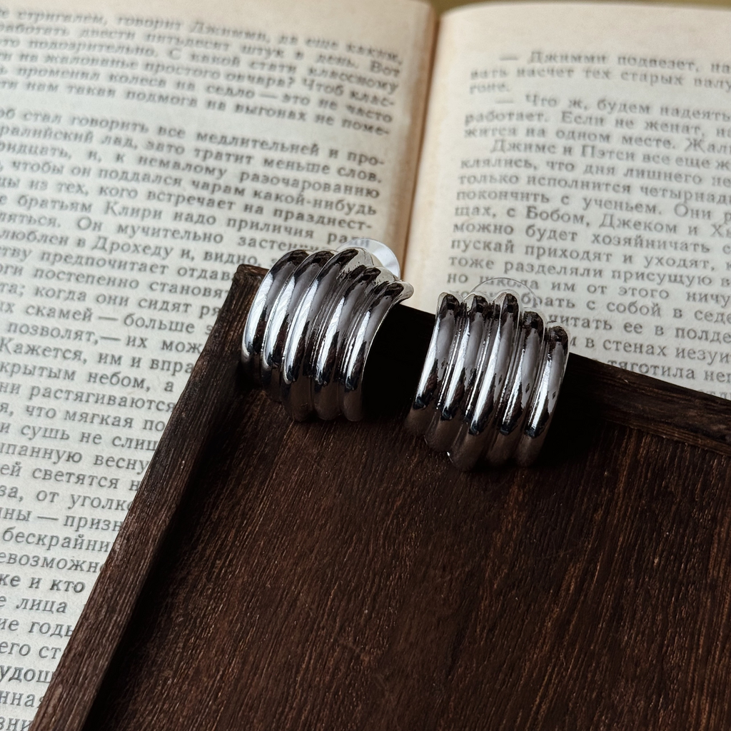 Серьги “The blueprint”