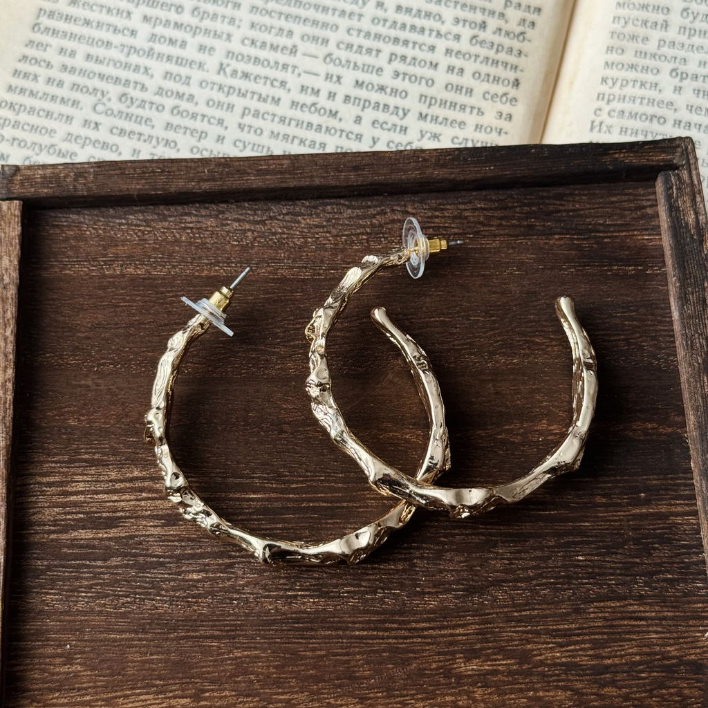 Серьги “Cool girl hoops”