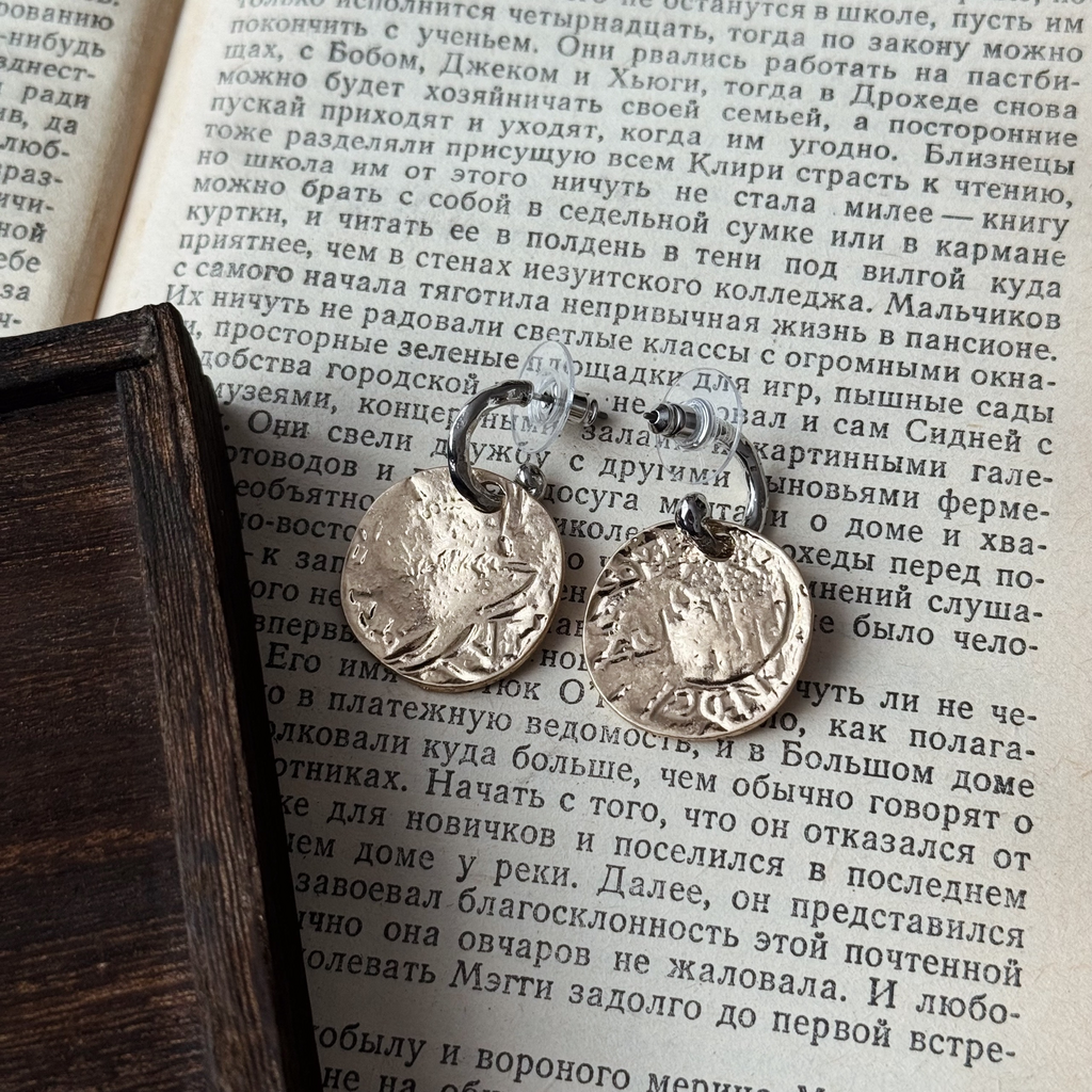 Серьги “Golden memory”