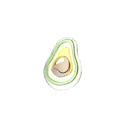 Брошь Авокадо