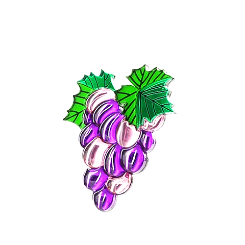 Брошь Виноград
