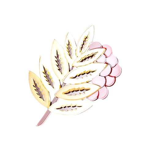 Брошь Рябина