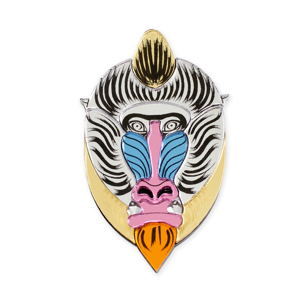 Брошь Обезьяна