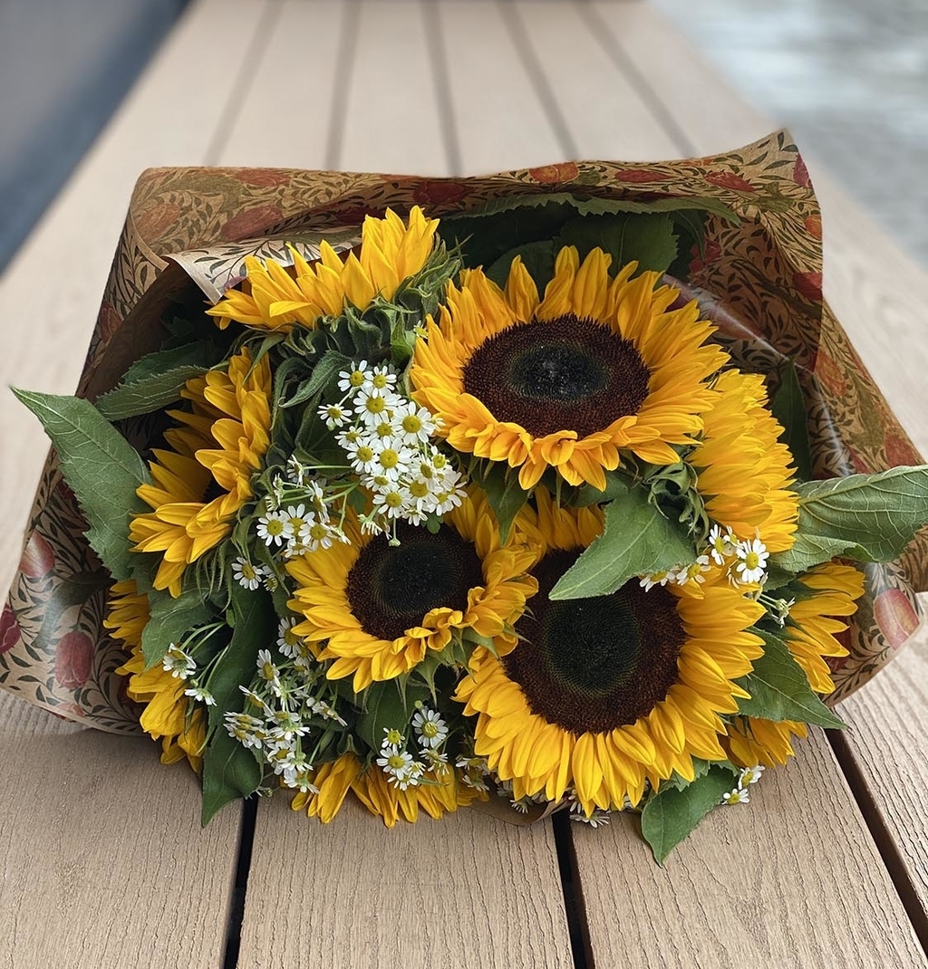 Подсолнух с ромашкой №201