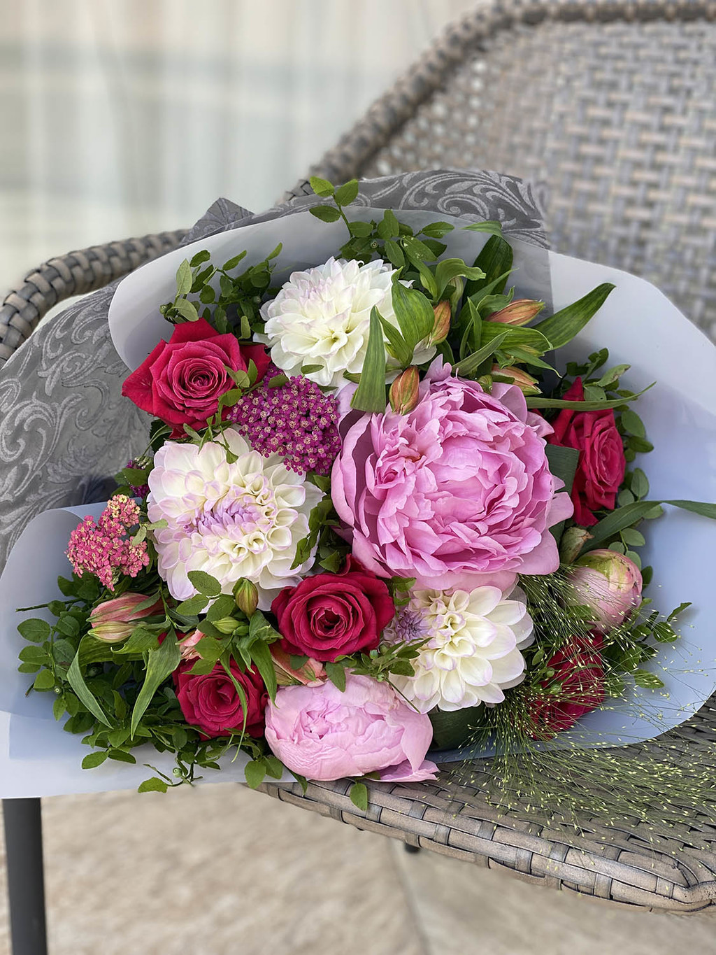 тысячелистник с георгином №205