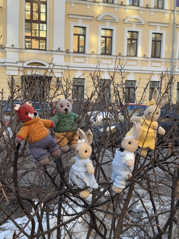 Зайка ручной работы в ассортименте №243