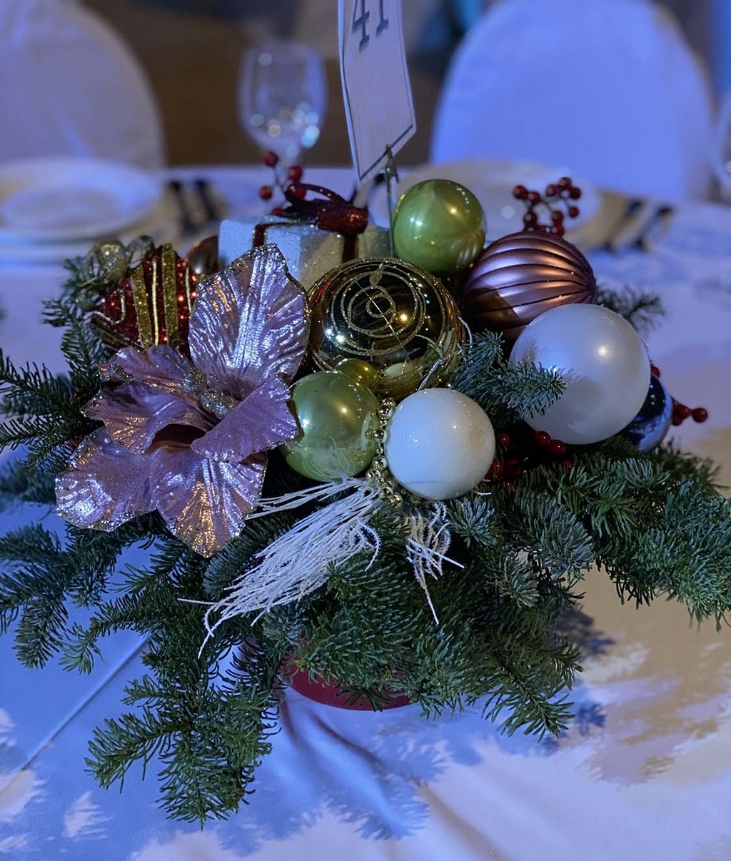 Композиция настольная новогодняя "Снежная королева" (Арт.280)