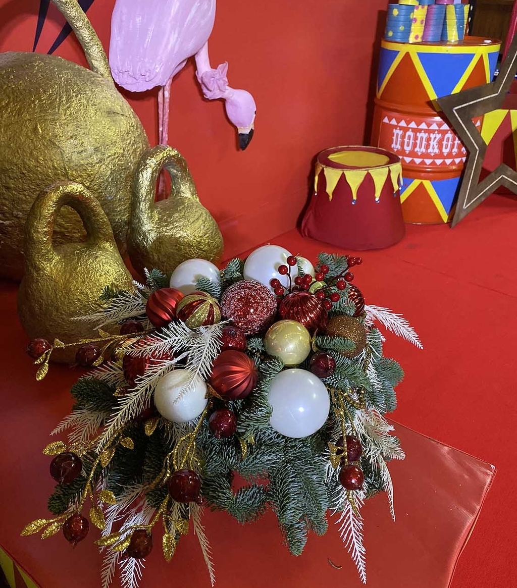 Новогодняя композиция настольная DISCO (Арт.296)