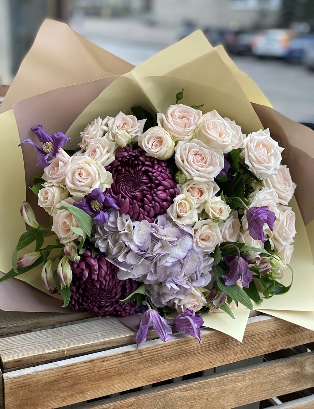 нежные пионовидные кустовые