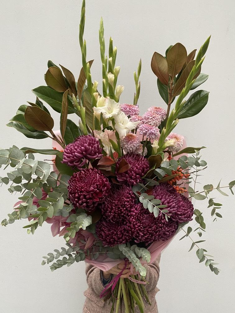 Вытянутый с хризантемой Бигуди №551